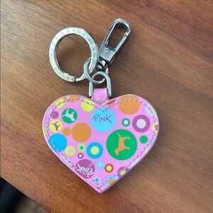 PINK Victoria's Secret Heart Keychain